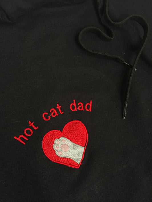 Hot Cat Dad Hoodie